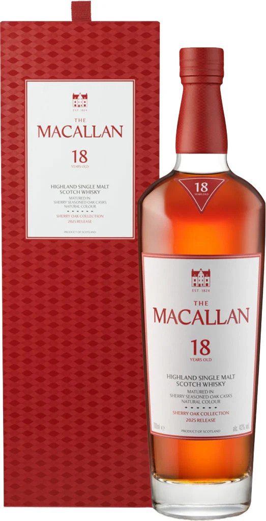 Buy The Macallan 18 Year Old Single Malt Scotch Sherry Oak Cask