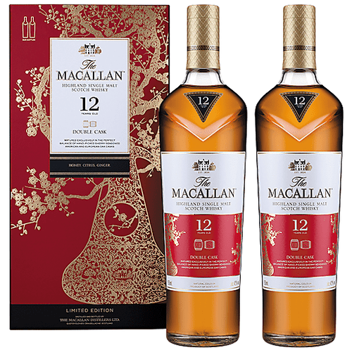 Buy Macallan 12 Double Cask Lunar New Year co-pack online at sudsandspirits.com and have it shipped to your door nationwide