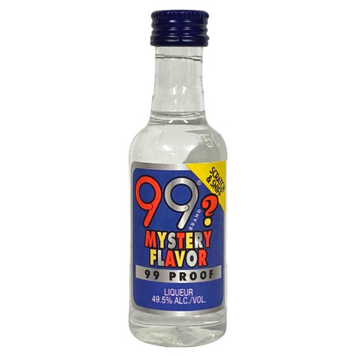 Buy 99 Mystery Flavor Liquor (50ml) online at sudsandspirits.com and have it shipped to your door nationwide.