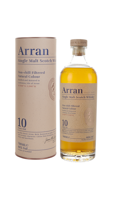 Buy Arran 10 year old Single Malt Scotch Whisky online at sudsandspirits.com and have it shipped to your door nationwide.