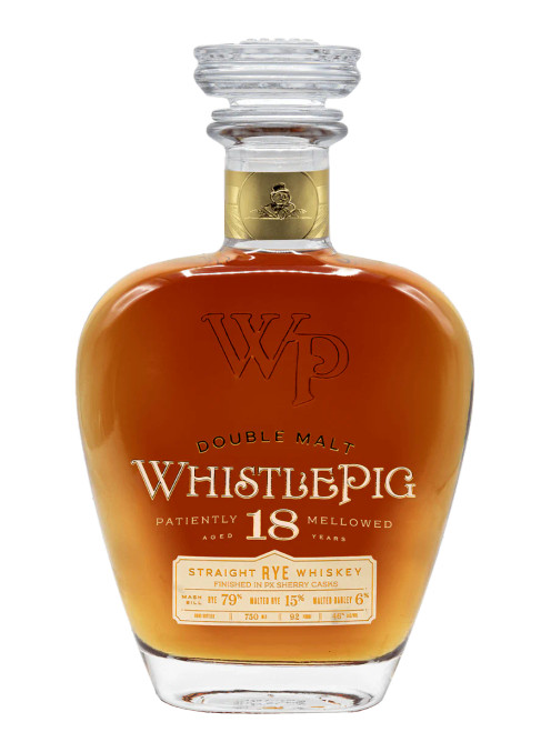 Buy WhistlePig 18 Year Old Double Malt Rye Whiskey online at sudsandspirits.com