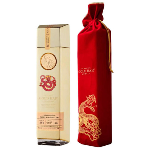 Buy Gold Bar Blended American Whiskey Lunar New Year Premium Blend online at sudsandspirits.com and have it shipped to your door nationwide.