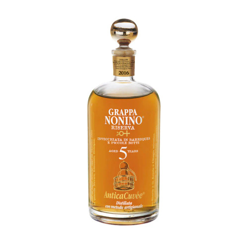 Buy Nonino Grappa Riserva Antica Cuvee online at sudsandspirits.com and have it shipped to your door nationwide.