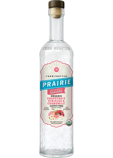 Buy Prairie Organic Grapefruit Hibiscus & Chamomile Vodka online at sudsandspirits.com and have it shipped to your door nationwide.
