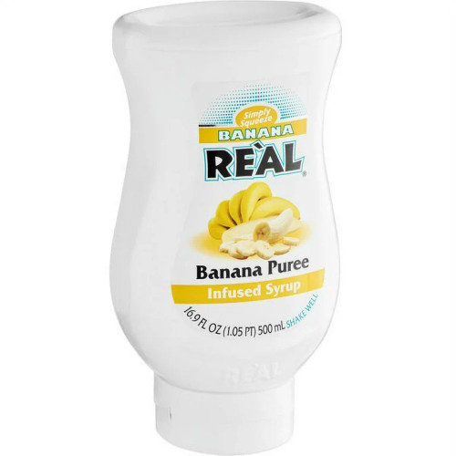 Buy Real Infused Exotics Banana Puree Infused Syrup online at sudsandspirits.com and have it shipped to your door nationwide.