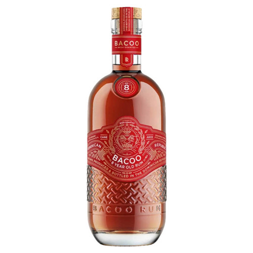 Buy Bacoo Aged Rum 8 Year online at sudsandspirits.com and have it shipped to your door nationwide.