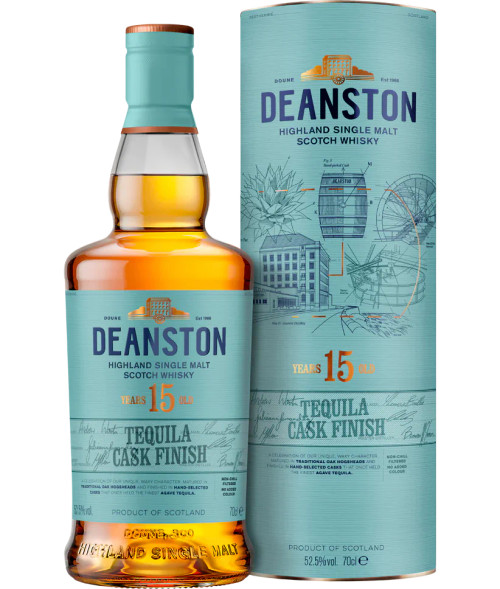 Buy Deanston Single Malt Scotch Tequila Cask Finish 15 Year online at sudsandspirits.com and have it shipped to your door nationwide.