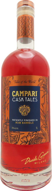 Buy Campari Cask Tales Aperitif Patiently Finished In Rum Barrels online at sudsandspirits.com and have it shipped to your door nationwide.