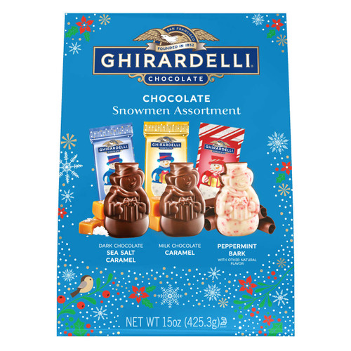 Buy Ghirardelli Premium Chocolate Snowmen Assortment online at sudsandspirits.com and have it shipped to your door nationwide.