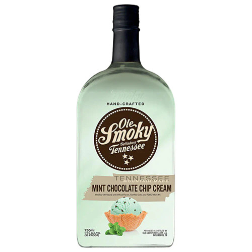 Buy Ole Smoky Mint Chocolate Chip Cream Flavored Whiskey online at sudsandspirits.com and have it shipped to your door nationwide.