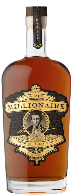 Buy The First Millionaire American Barley Whiskey Aged 4 Years online at sudsandspirits.com and have it shipped to your door nationwide.