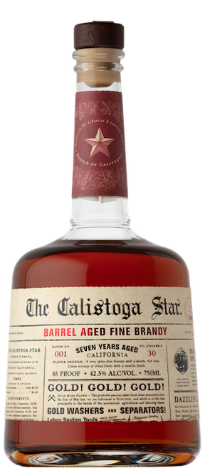 Buy The Calistoga Star Grape Brandy Barrel Aged 7 Year Old online at sudsandspirits.com and have it shipped to your door nationwide.
