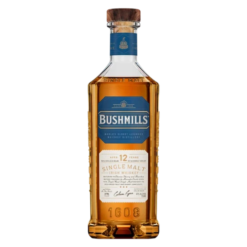 Buy Bushmills 12 Year Old Single Malt Whiskey online at sudsandspirits.com and have it shipped to your door nationwide.