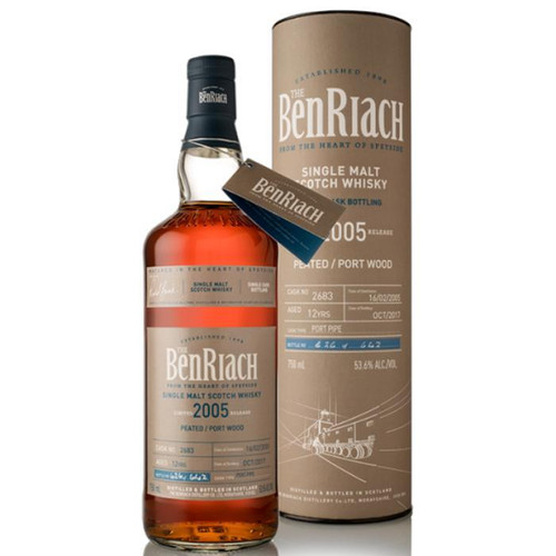 BenRiach 12 Year Old Peated Port Wood Finish Single Cask #2683