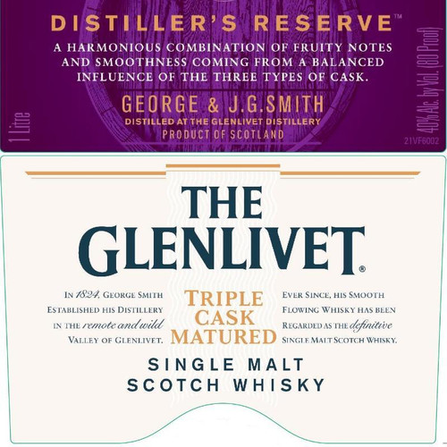 The Glenlivet Distiller's Reserve Triple Cask Matured