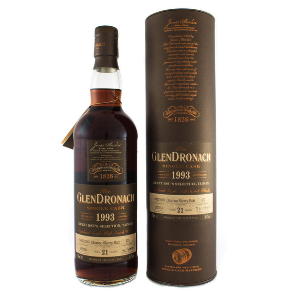 1993 Glendronach 21 Year Single Cask Oloroso Sherry Butt