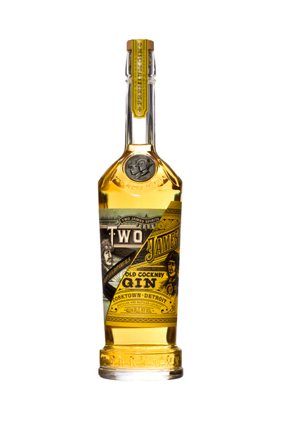 Two James Barrel Reserve Old Cockney Gin (750ml). Just like our Old Cockney Gin we use a proprietary blend of botanicals and an all organic wheat base.  We then rest our gin in new American oak barrels for a minimum of 6 months before we bottle.  The oak aging adds a very subtle toasted vanilla note and accentuates the citrus peel. Martinez drinkers beware, you have never met it’s equal.
