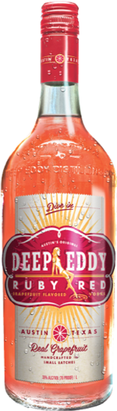 Buy Deep Eddy Ruby Red Vodka online at sudsandspirits.com and have it shipped to your door nationwide. Deep Eddy Ruby Red Vodka starts with award-winning Original Vodka and is infused with real Ruby Red Grapefruit juice and lightly sweetened with real cane sugar for a deliciously tart, refreshing taste, perfect for day-drinking with family and friends.