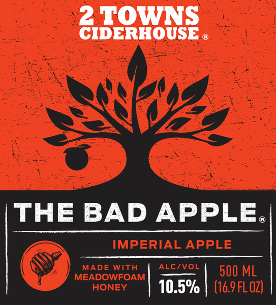 2 Towns The Bad Apple (500ml)