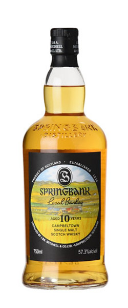Buy Springbank 10 Year Old "Local Barley " Scotch Whisky online at sudsandspiits.com and have it shipped to your door nationwide.