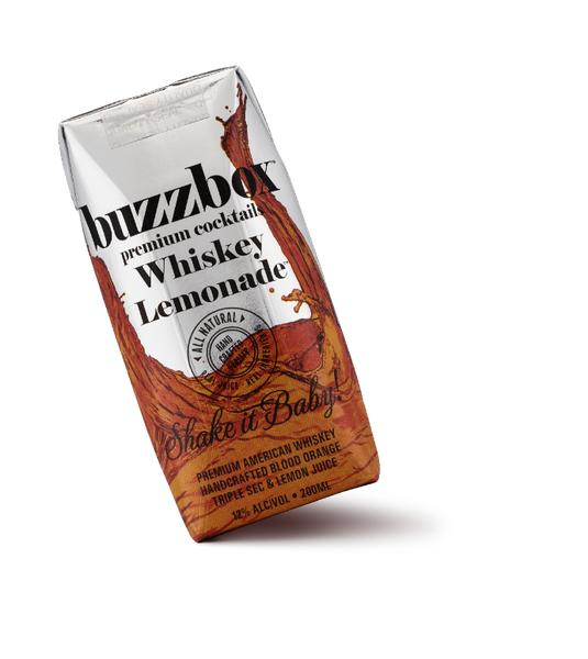 Buy BuzzBox Premium Cocktails Whiskey Lemonade 4-Pack online at sudsandspirits.com and have it shipped to your door nationwide.