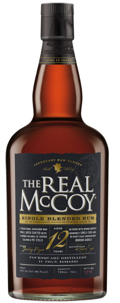 Buy The Real McCoy Aged 12 Years Single Blended Rum online at sudsandspirits.com and have it shipped to your door nationwide.