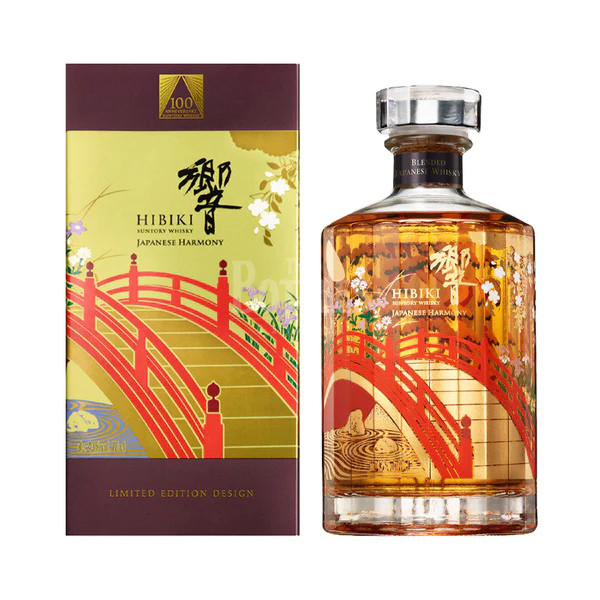 Buy Hibiki Japanese Harmony 100th Anniversary Edition Whisky online at sudsandspirits.com and have it shipped to your door nationwide.