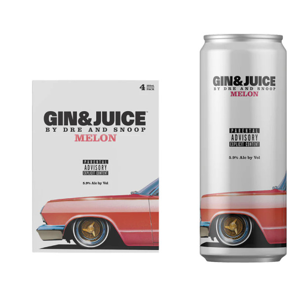 Buy Gin & Juice Apricot by Dre and Snoop Can Cocktail online at sudsandspirits.com and have it shipped to your door nationwide.