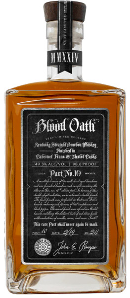 Buy Blood Oath Pact No 10 Bourbon Whiskey online at sudsandspirits.com and have it shipped to your door nationwide.