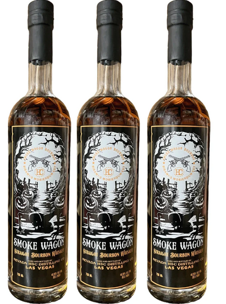 Buy Smoke Wagon Straight Bourbon Whiskey 2024 Halloween Edition "Glow in the Dark" online at sudsandspirits.com and have it shipped to your door nationwide.