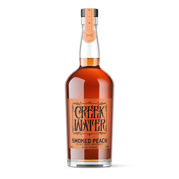 Buy Creek Water Smoked Peach Whiskey online at sudsandspirits.com and have it shipped to your door nationwide.