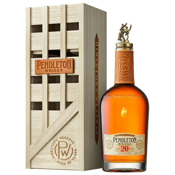 Buy Pendleton Whisky Aged 20 Years Directors’ Reserve online at sudsandspirits.com and have it shipped to your door nationwide.