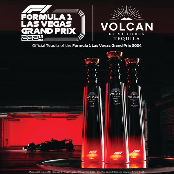 Buy Volcan De Mi Tierra Reposado Tequila XA 2024 Las Vegas Grand Prix F1 Limited Edition online at sudsandspirits.com and have it shipped to your door nationwide.