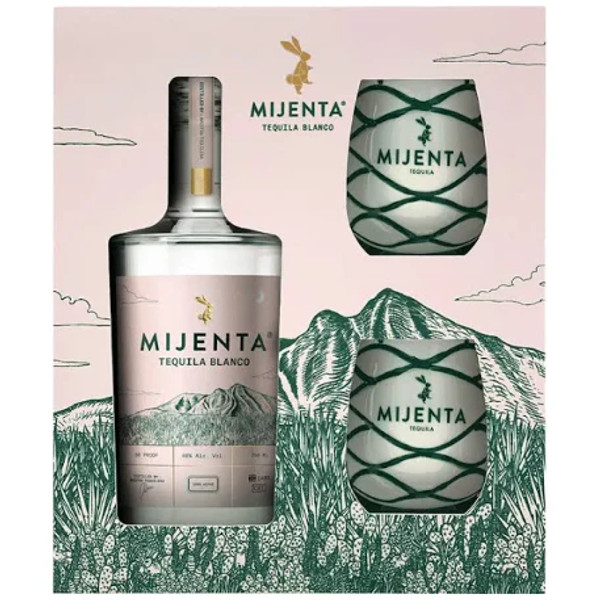 Buy Mijenta Blanco Tequila Gift Set online at sudsandspirits.com and have it shipped to your door nationwide.