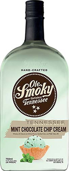 Buy Ole Smoky Mint Chocolate Chip Cream Flavored Whiskey online at sudsandspirits.com and have it shipped to your door nationwide.