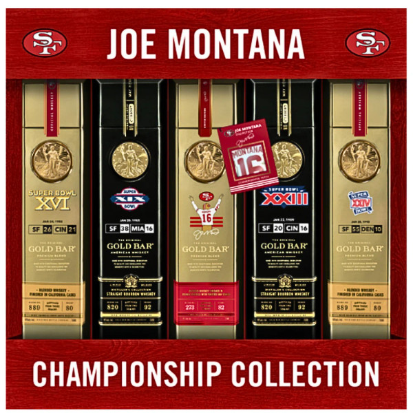 Buy Gold Bar Joe Montana Championship Collection Set online at sudsandspirits.com and have it shipped to your door nationwide.