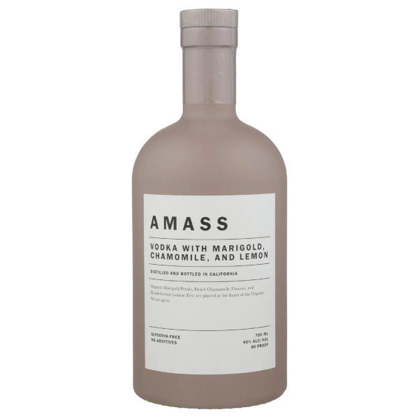 Buy Amass Vodka With Marigold Chamomile And Lemon Zest California online at sudsandspirits.com and have it shipped to your door nationwide.