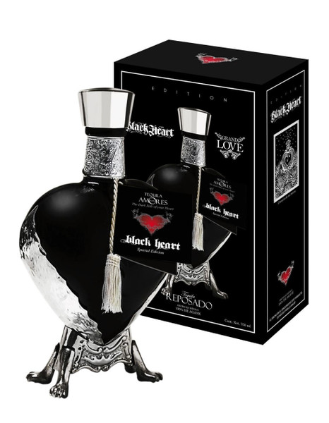 Buy Grand Love Reposado Tequila Black Glass Bottle - Metal Base online at sudsandspirits.com and have it shipped to your door nationwide.