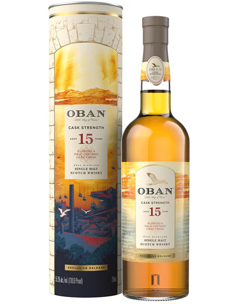 Buy Oban 15 Year Old Sherry Cask Finished Single Malt Scotch Whisky online at sudsandspirits.com and have it shipped to your door nationwide.