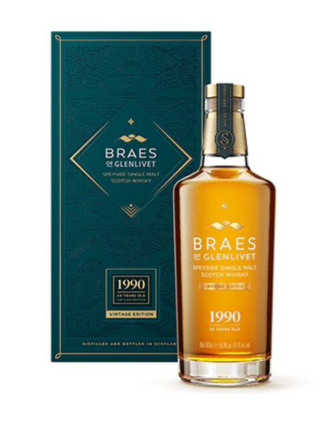 Buy Braes Of Glenlivet Single Malt Scotch Secret Speyside 1990 32 Year online at sudsandspirits.com and have it shipped to your door nationwide.