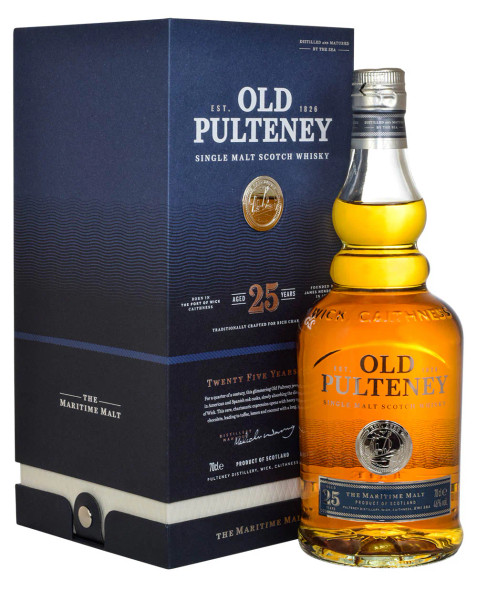 Buy Old Pulteney Single Malt Scotch 25 Year online at sudsandspirits.com and have it shipped to your door nationwide.