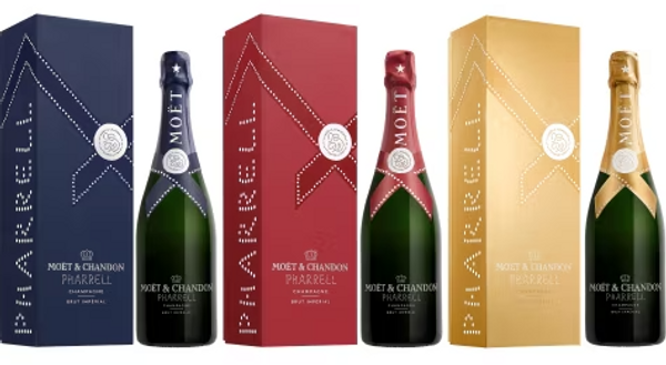 Buy Moet & Chandon Brut Imperial Pharrell Champagne Bundle online at sudsandspirits.com and have it shipped to your door nationwide.
