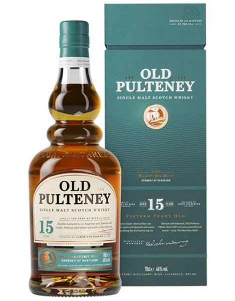Buy Old Pulteney Single Malt Scotch 15 Year online at sudsandspirits.com and have it shipped to your door nationwide.