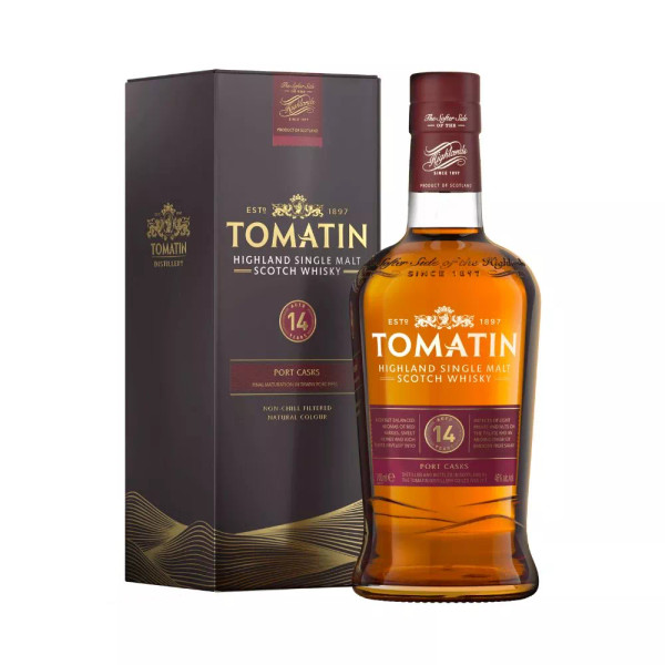Buy Tomatin Port Casks 14 Year Single Malt Scotch Whisky online at sudsandspirits.com and have it shipped to your door nationwide.