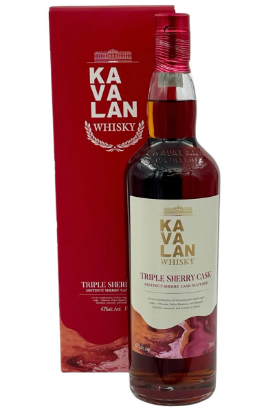 Buy Kavalan Triple Sherry Cask Single Malt Whisky online at sudsandspirits.com and have it shipped to your door nationwide.