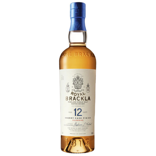 Buy Royal Brackla Sherry Cask Finish Oloroso 12 Year Old Single Malt Scotch Whisky online at sudsandspirits.com and have it shipped to your door nationwide.