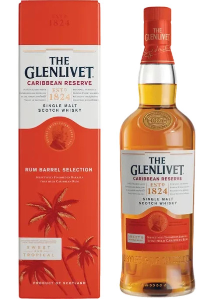 Buy The Glenlivet Caribbean Reserve Single Malt Scotch Whisky online at sudsandspirits.com and have it shipped to your door nationwide.