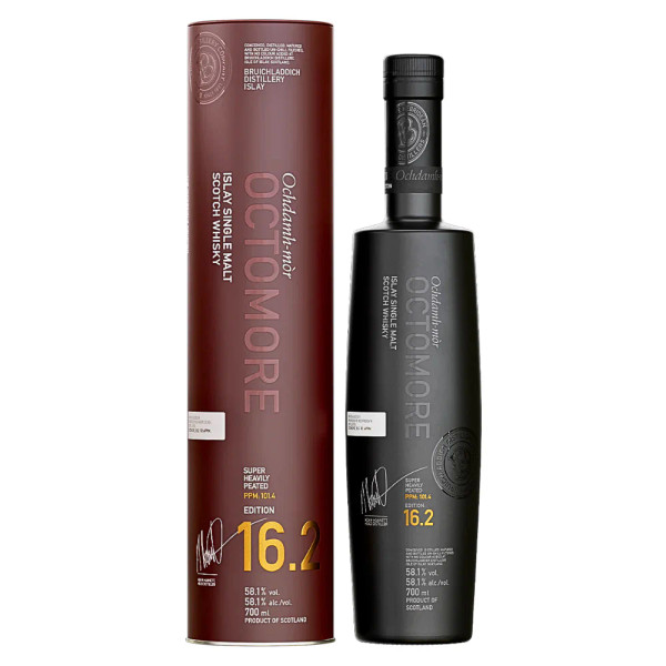 Buy Bruichladdich Octomore Single Malt Scotch Whisky Edition 16.2 Super Heavily Peated online at sudsandspirits.com and have it shipped to your door nationwide.