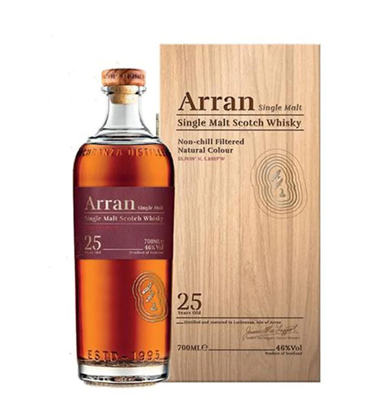 Buy The Arran 25 Year Old Single Malt Scotch Whisky online at sudsandspirits.com and have it shipped to your door nationwide.