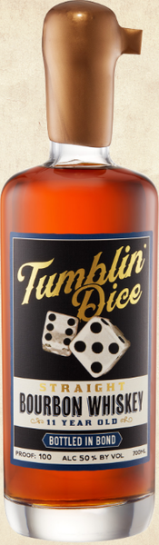 Buy Tumblin Dice 11 Year Old Bottled-In-Bond Bourbon Whiskey online at sudsandspirits.com and have it shipped to your door nationwide.
